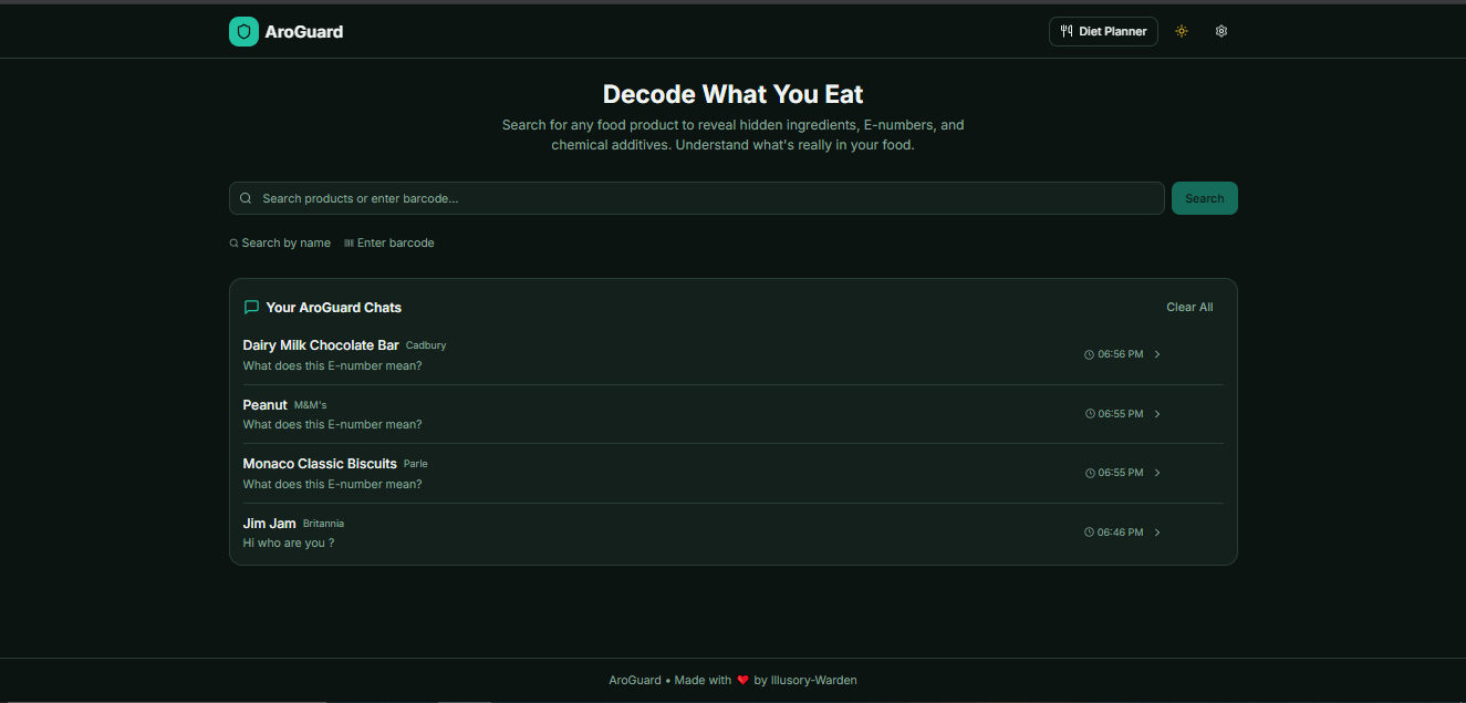 Screenshot of Chat History panel